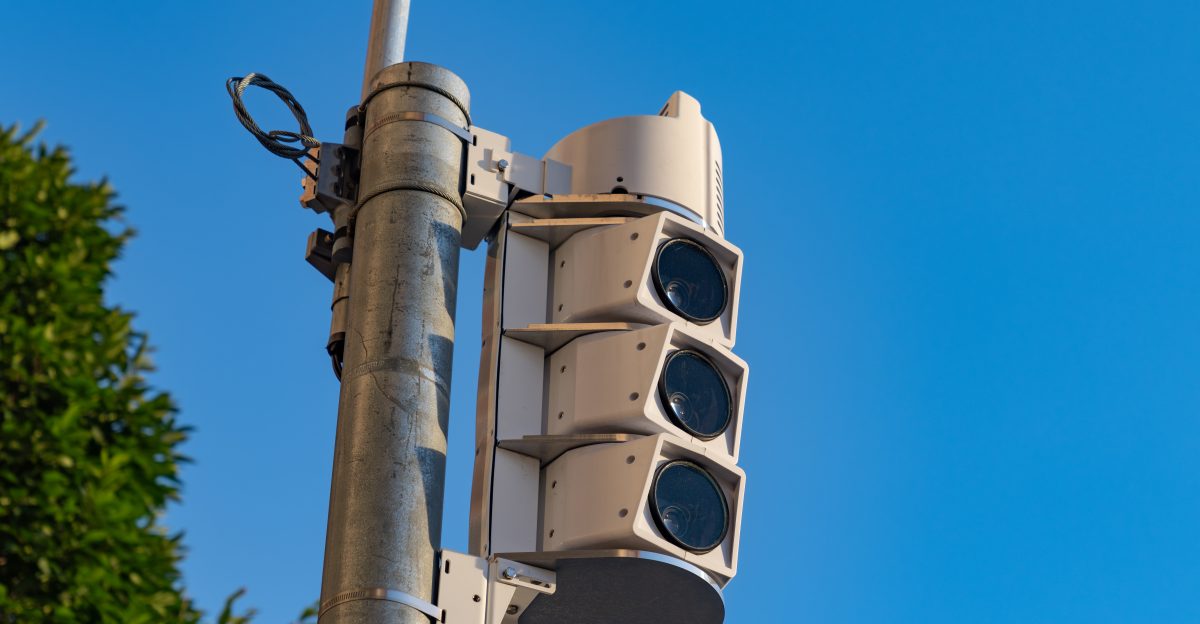Cameras along North Washington Street in Rockville Montgomery County Maryland