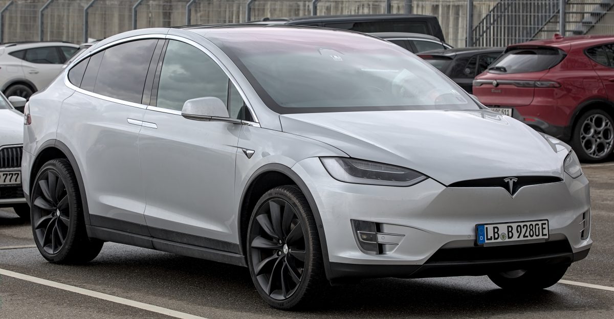 Tesla Model X 100D at Retro Classics 2023