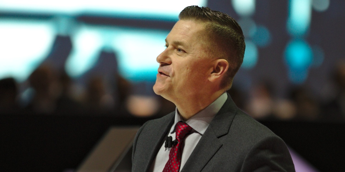 Tim Kuniskis at Geneva Motor Show 2019