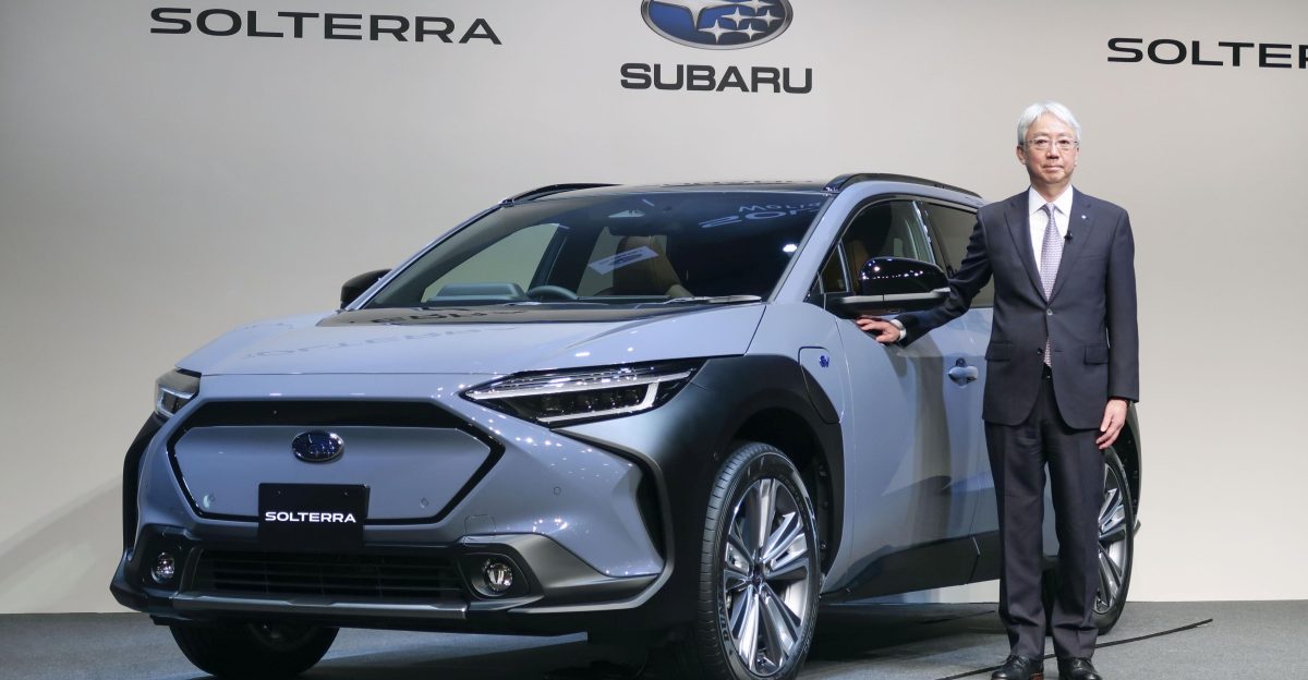 Japan s Subaru unveils first all-electric car developed with